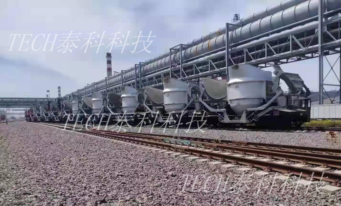 河鋼樂鋼(唐鋼新區(qū))車載液壓式鐵包加蓋